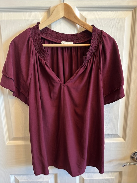 lovestitch Tops - Lovestitch Women's Scarlett Serenade Top - Merlot